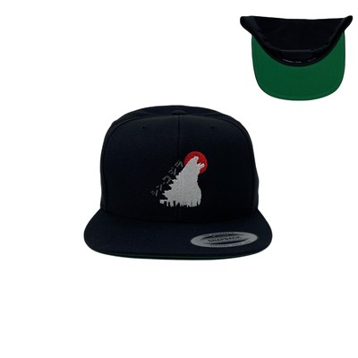 Godzilla Japan Anime Rising Sun Grey Snapback Hat-image