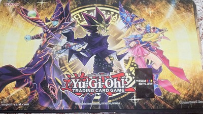 Yu-Gi-Oh! Win-A-Mat Yami Yugi Dark Magician & Dark Magician Girl Playmat-image