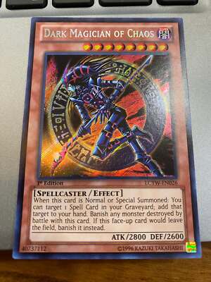 YUGIOH! Dark Magician of Chaos LCYW-EN026 Secret Rare 1st Edition NM-image