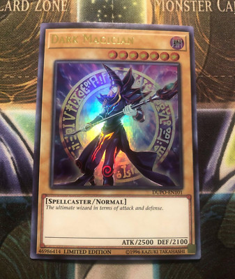 *** DARK MAGICIAN *** MINT CONDITION (ALT ART) HOLOGRAPHIC ULTRA RARE YUGIOH!-image