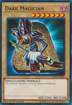 Yugioh! Dark Magician - LEDD-ENA01 - Common - 1st Edition Near Mint, English-image