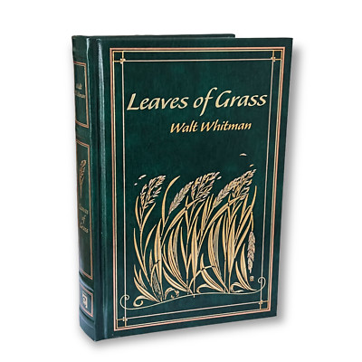 LEAVES OF GRASS  Walt Whitman Leather Bound Hardcover Collectible Classics Book-image
