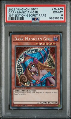 2023 YU-GI-OH! SBC1-SPEED DUEL STREETS OF BATTLE CITY DARK MAGICIAN GIRL PSA 6-image