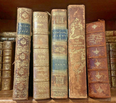 OLD BOOK IN ENGLISH FROM 1800s - Rare Historical Collectible from 19th Century-image