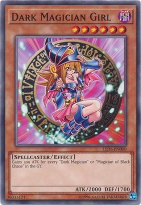 1 x Dark Magician Girl - LED6-EN000 - Common - Unlimited Edition Near Mint, Engl-image