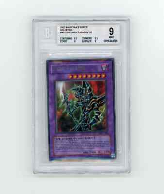 Yu-Gi-Oh! TCG Dark Paladin Magician's Force MFC-105 Unlimited Ultra Rare BGS 9-image