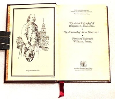 Autobiography of Ben Franklin Harvard Classic New. Note picture is stock image.-image