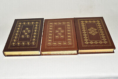 Easton Press 3V SET OUT OF AFRICA, BORN FREE, WEST NIGHT Dinesen Markham LEATHER-image