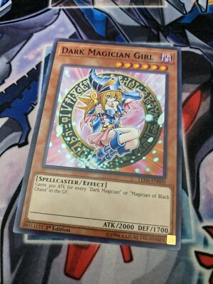 Yu-Gi-Oh! Dark Magician Girl - LED6-EN000 - NM Common 1st Edition-image