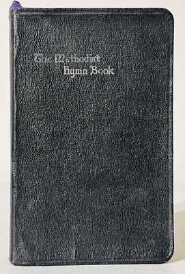 The Methodist Hymn Book 1933 Vintage Leather Bound Gold Edge-image