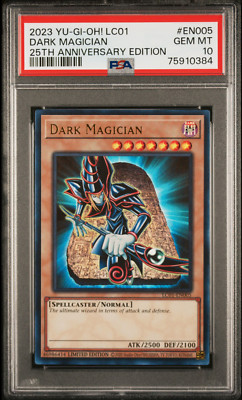 PSA 10 Dark Magician 25th Anniversary EN005 2023 YU-GI-Oh! Legendary Collection-image