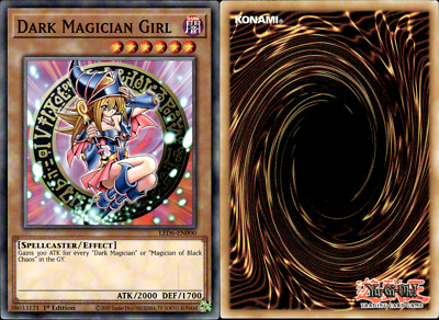 Dark Magician Girl LED6-000 Common 1st Edition Near Mint NM-image