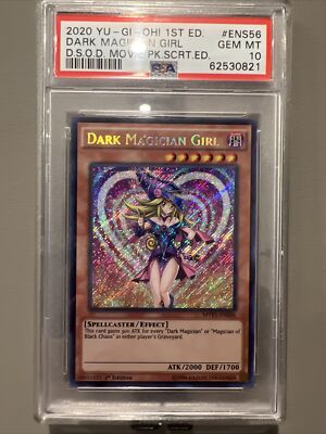 PSA 10 GEM MINT Dark Magician Girl MVP1-ENS56 1st Edition Secret Rare-image