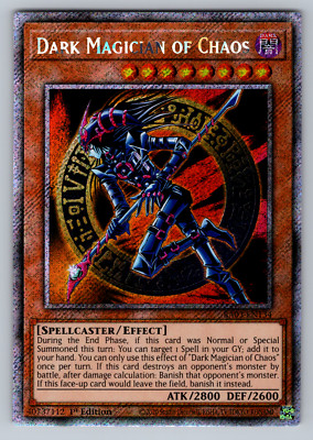 Dark Magician of Chaos Yugioh RA03-EN134 Platinum Secret Rare PSR NM-image