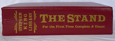 The Stand Complete & Uncut - Stephen King Library - Red Leather Bound - 1990-image