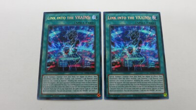 2x  LINK INTO THE VRAINS!  1ST EDITION  MP22-EN271 SECRET  YUGIOH  NM UNPLAYED-image