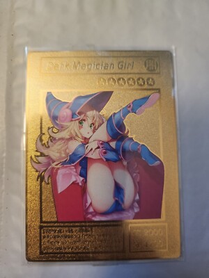Dark Magician Girl Yu-Gi-Oh Goddess StoryGold Metal Card Waifu-image