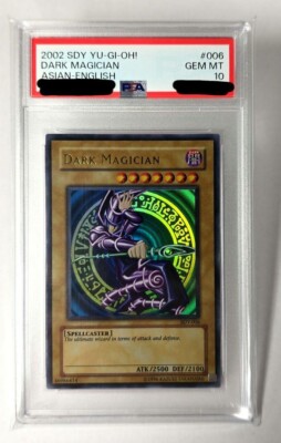 PSA 10 YuGiOh Dark Magician Asian English Starter Deck: Yugi SDY-006 Ultra Rare-image