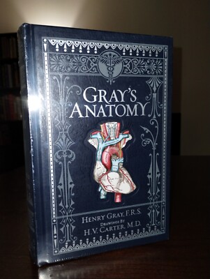 GRAY'S ANATOMY by Henry Gray Deluxe Collectible Bonded Leather *NEW SEALED*-image