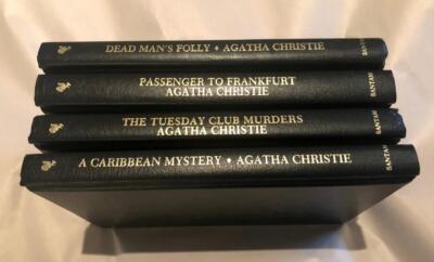 Lot of 4 Books Bantam Agatha Christie Mystery Collection Dead Mans Folly ++ GOOD-image