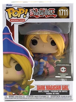 Funko Pop! Yu-Gi-Oh! Dark Magician Girl w/Cylinders #1711 Chalice Collectibles-image