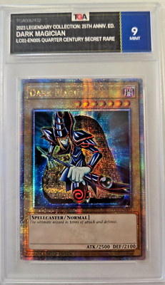 2023 Yugioh Graded 25th Anniversary Edition Secret Rare - Dark Magician-image