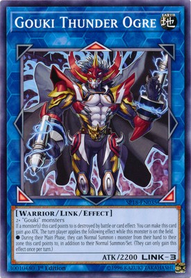 Gouki Thunder Ogre - SP18-EN035 - Common - 1st Edition - Lightly Played-image