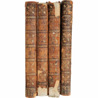 Set 4 Books: The Lives of the Most Eminent English Poets by Samuel Johnson 1800-image
