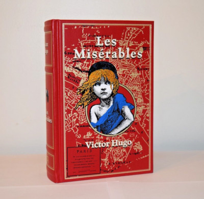 NEW Les Miserables by Victor Hugo Leather Collectible Hardcover Deluxe-image