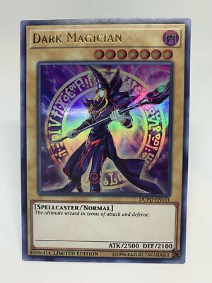 1x Yu-Gi-Oh! Dark Magician - DUPO-EN101 - Ultra Rare - Limited Edition - NM-image