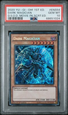 YuGiOh Dark Magician MVP1-ENS54 1st Edition Secret Rare PSA 10-image