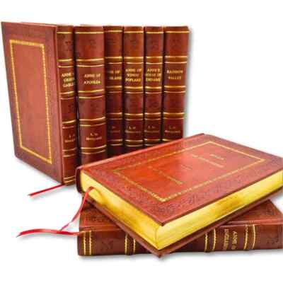 Anne of Green Gables Complete 8 Books Box set Collection [PREMIUM LEATHER BOUND]-image