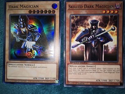 Dark Magician ultra rare Lc01-en005 & Skilled Dark Magician Common Sbc1-ena02-image