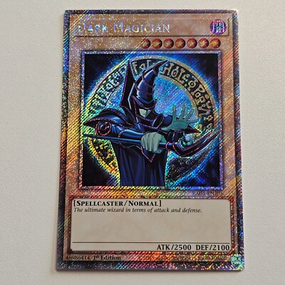 Dark Magician - RA04 - Platinum Secret Rare - Yugioh Euro BANDAI Art-image