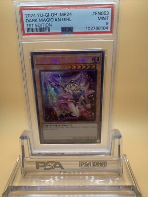 PSA 9 MINT Dark Magician Girl MP24-EN053 1st Ed Yu-Gi-Oh! Alt Art Prismatic-image