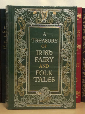 A Treasury of Irish Fairy and Folk Tales - leather-bound - New, sealed-image