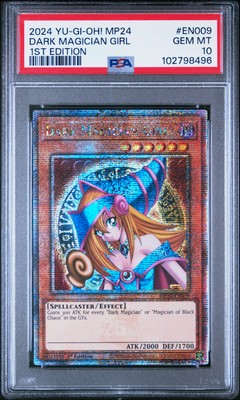 2024 YU-GI-OH! MP24-25TH ANV TIN: DUELING MIRRORS DARK MAGICIAN GIRL PSA 10-image