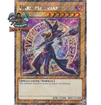 Yugioh! 1x Dark Magician (8th artwork) RA04-EN106 Platinum Secret Rare 1st Ed NM-image