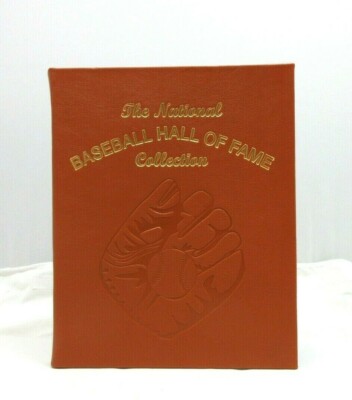 National Baseball Hall of Fame Collection Leather Bound Hardcover 11x9