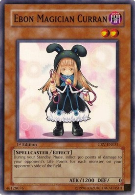 Ebon Magician Curran - CRV-EN031 - Common - Unlimited Edition - Heavily Played-image