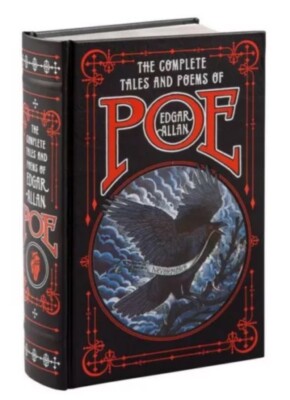 The Complete Tales and Poems of Edgar Allan Poe, Leather Bound Book, Fast Ship-image
