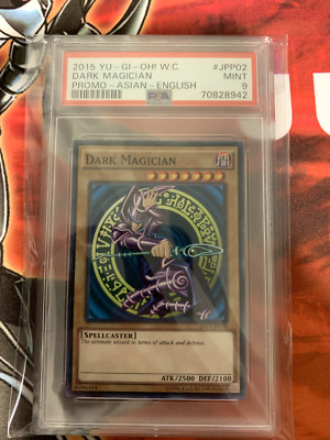 PSA 9 - Dark Magician 2015-JPP02 Japan World Championship Millennium Rare YuGiOh-image