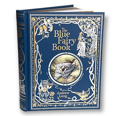 THE BLUE FAIRY BOOK by Andrew Lang Illustrated Leather Bound Collectible Deluxe-image