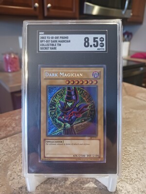 Dark Magician BPT-007 2003 Collector’s Tin Secret Rare YuGiOh SGC 8.5 NM-Mint-image