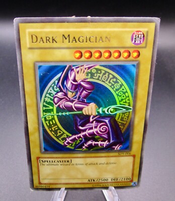 Dark Magician SDY-006 1996 Holo Yu-Gi-Oh! Trading Card TCG CCG-image