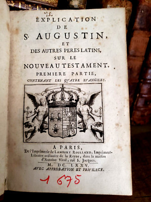 1675 EXPLICATION OF ST. AUGUSTINE AND OTHER LATIN FATHERS ON THE NEW TESTAMENT-image