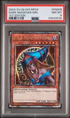 2024 YU-GI-OH! MP24-25TH ANV TIN: DUELING MIRRORS DARK MAGICIAN GIRL PSA 8-image