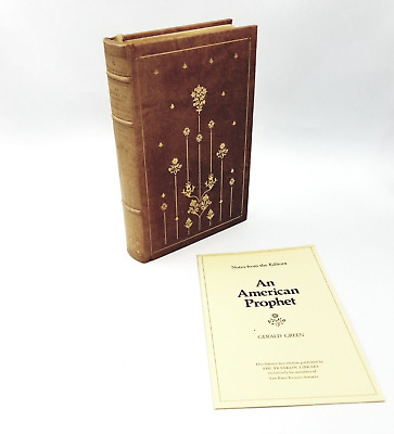 An American Prophet by Gerald Green - 1977 Franklin Library Leather Bound-image