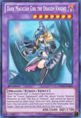 Yugioh! LP Dark Magician Girl the Dragon Knight - DRLG-EN004 - Secret Rare - 1st-image