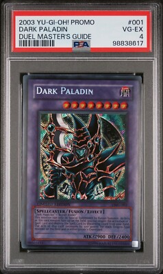 2003 Yugioh Dark Paladin Promo Duel Masters Guide PSA 4 VG-EX-image